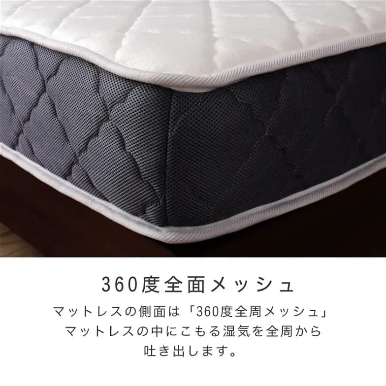 nerucoマットレスは360度全面メッシュ